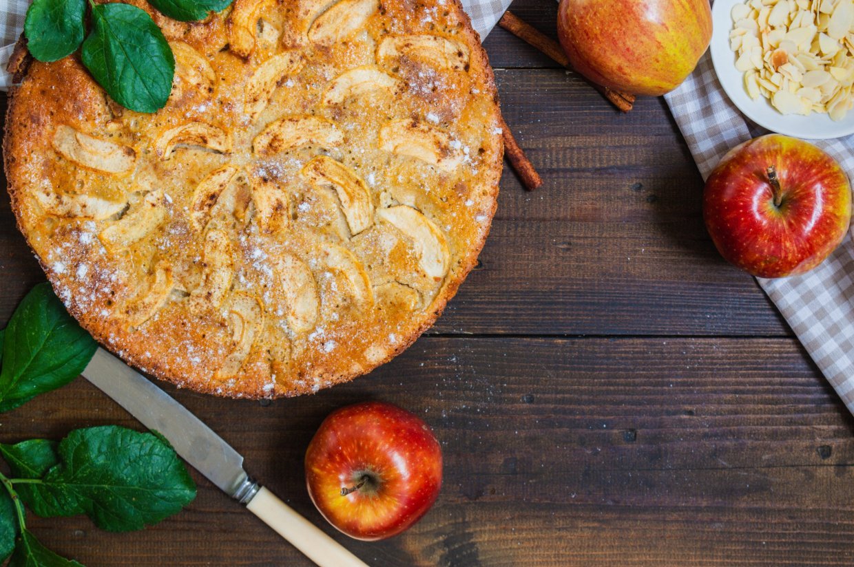 ПП шарлотка с яблоками ПП шарлотка с яблоками