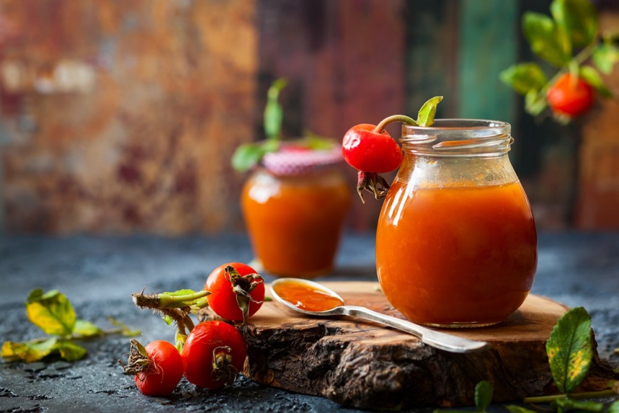 Варенье из шиповника без косточек