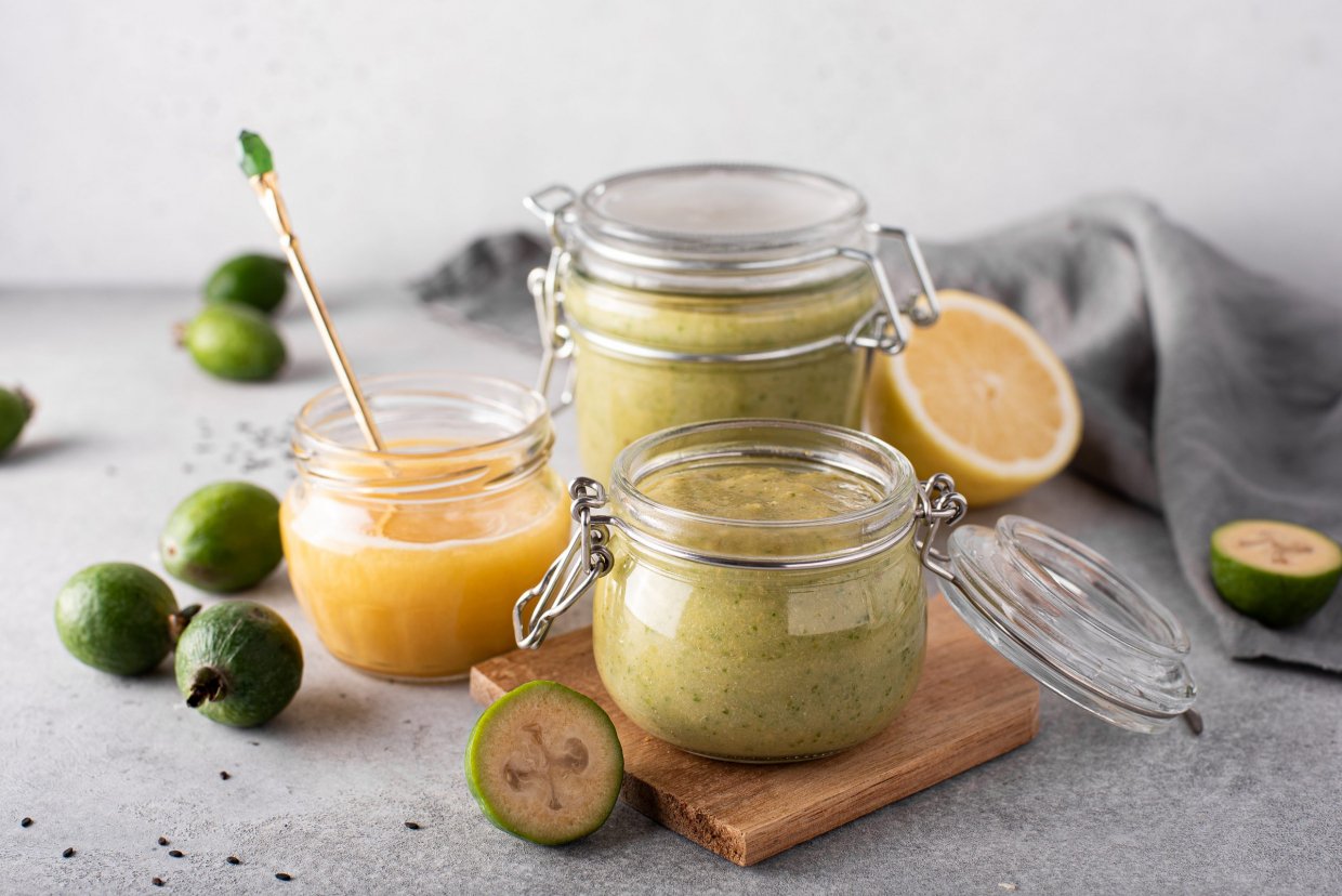 Варенье из фейхоа с лимоном и сахаром Варенье из фейхоа с лимоном и сахаром