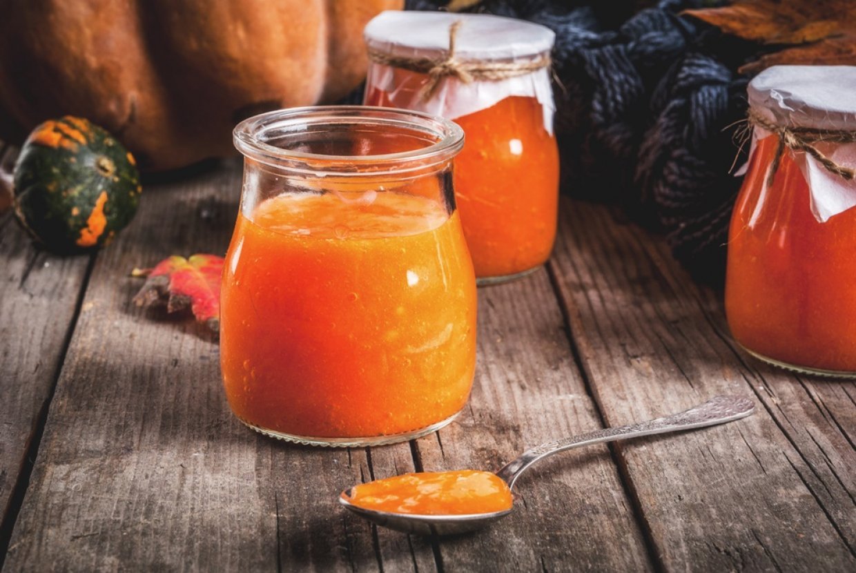 Пюре из тыквы с курагой на зиму