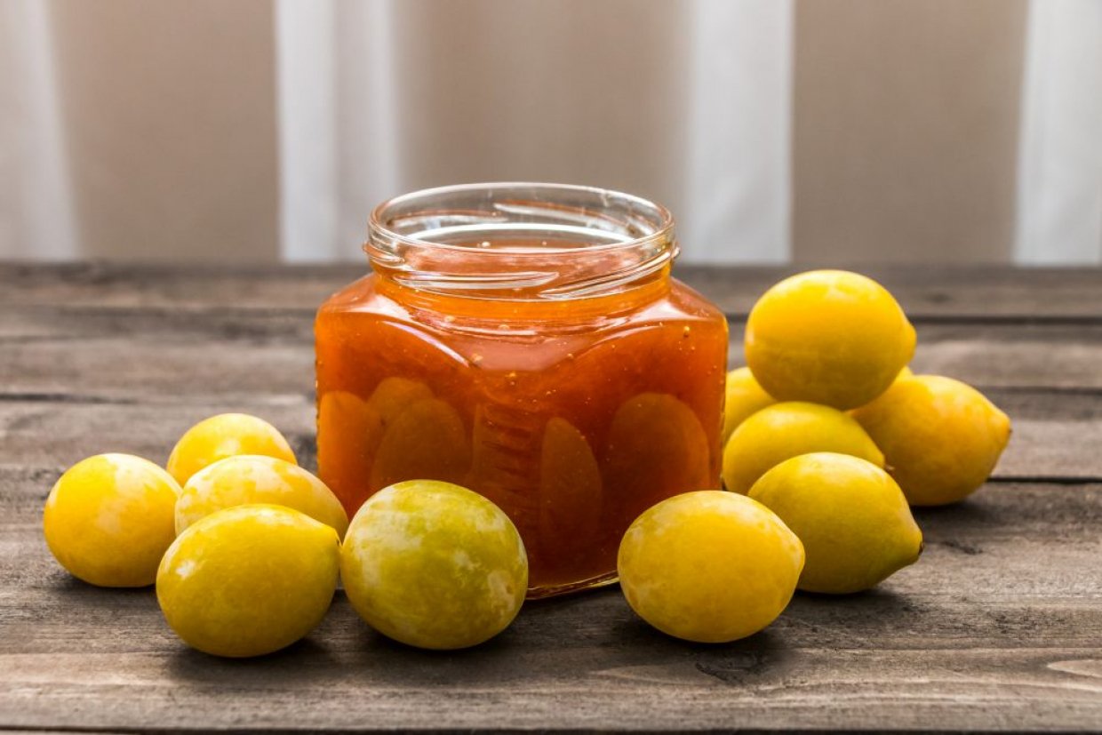 Джем из желтой сливы без косточек Джем из желтой сливы без косточек