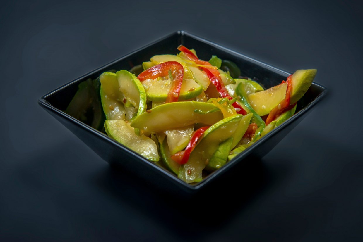 Кабачки по-корейски на зиму Кабачки по-корейски на зиму