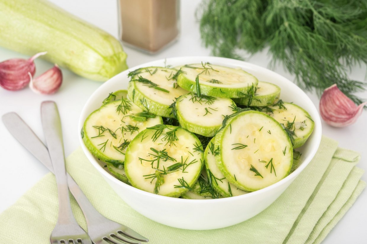 Маринованные кабачки быстрого приготовления Маринованные кабачки быстрого приготовления