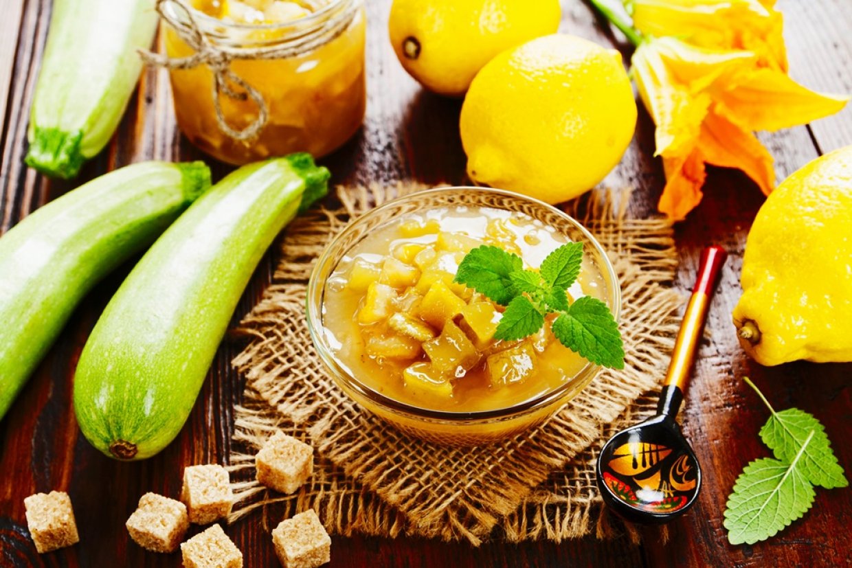 Варенье из кабачков с лимоном и курагой Варенье из кабачков с лимоном и курагой
