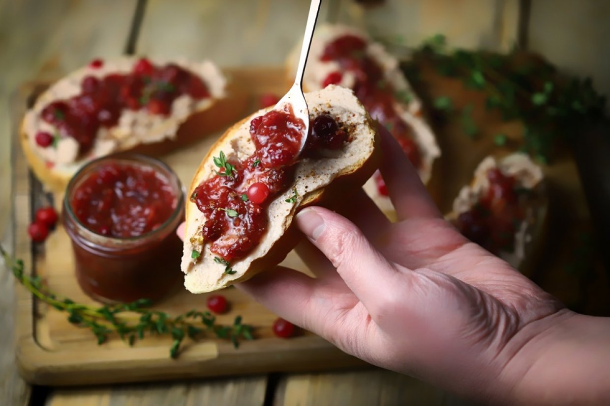 Желе из клюквы на зиму без варки