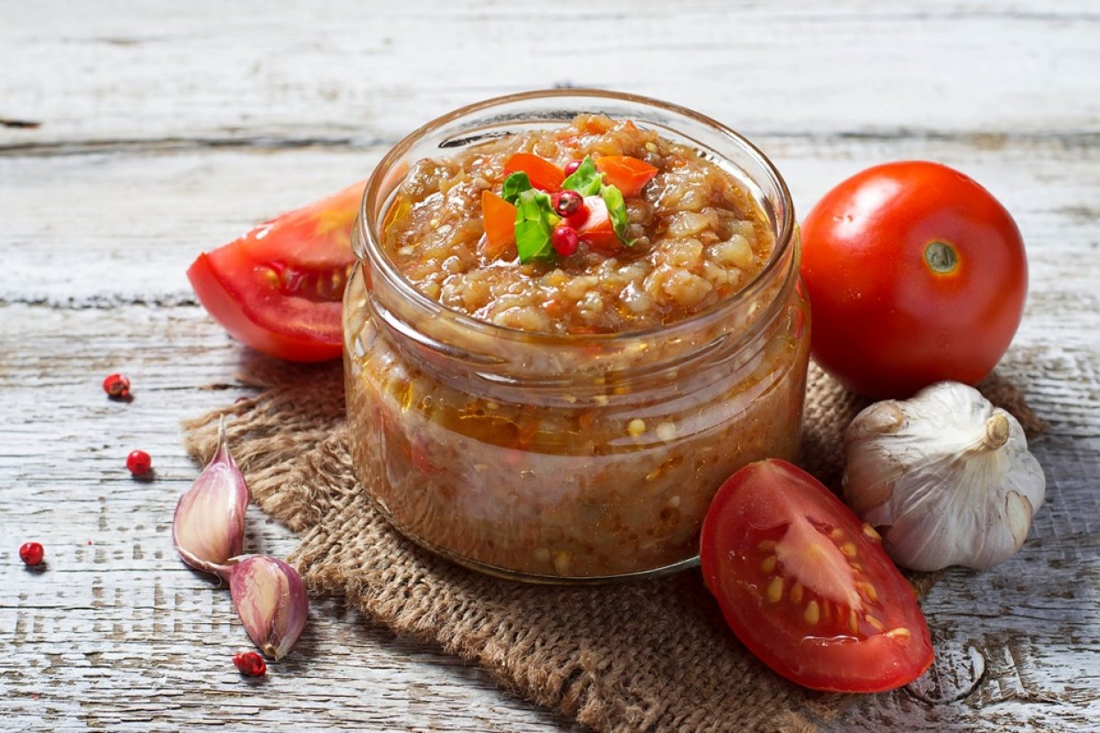 Икра из баклажанов с уксусом на зиму Икра из баклажанов с уксусом на зиму