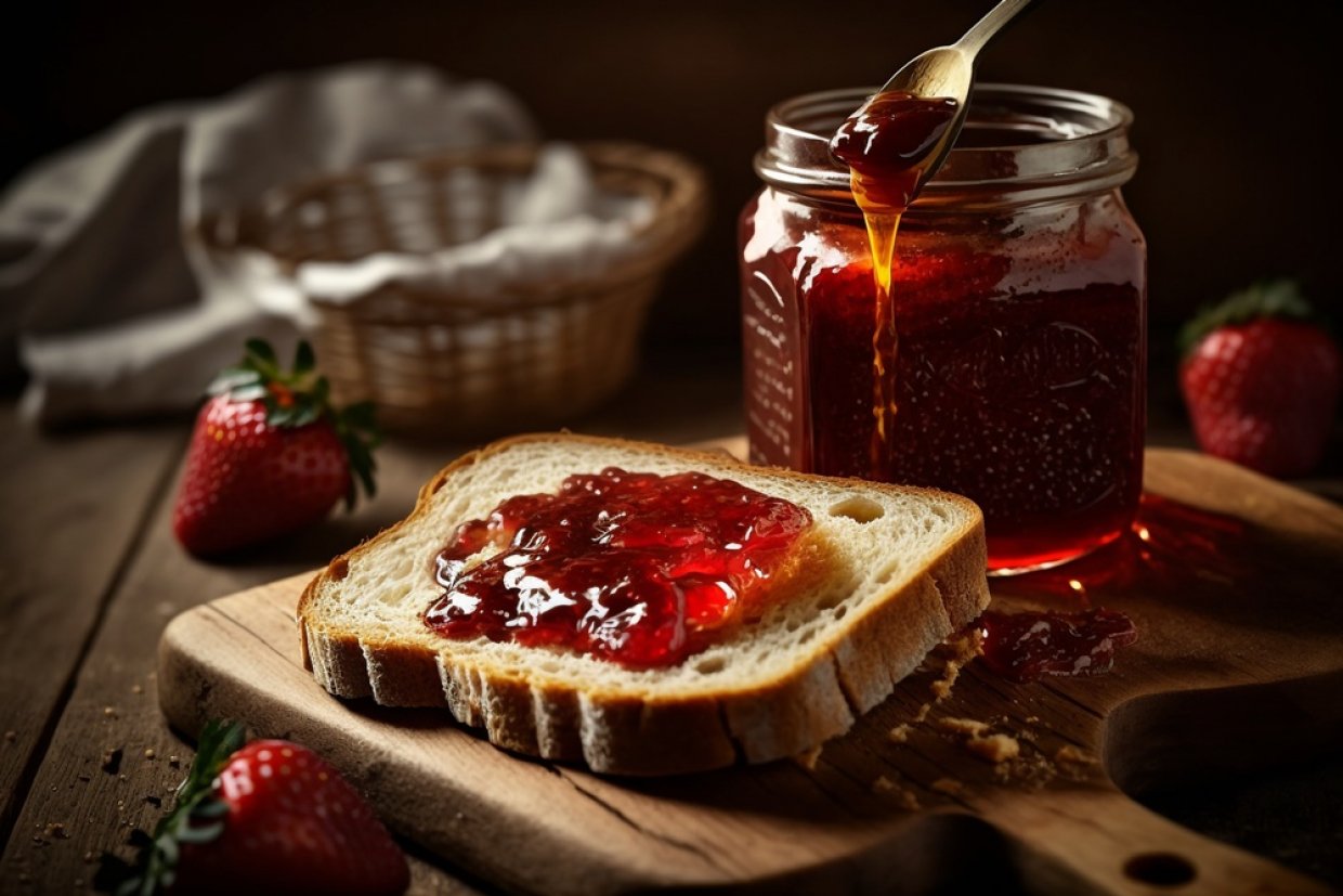 Клубничный джем с желатином Клубничный джем с желатином
