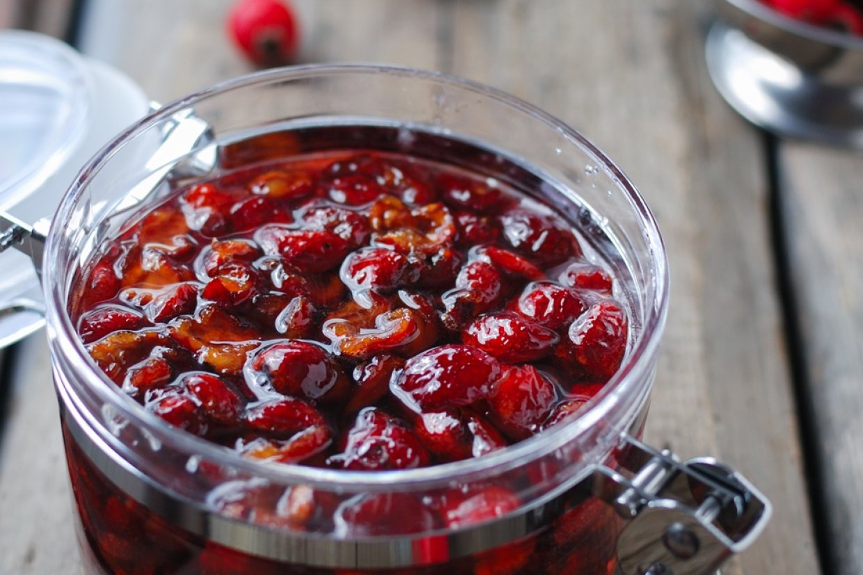 Варенье из боярышника с косточками