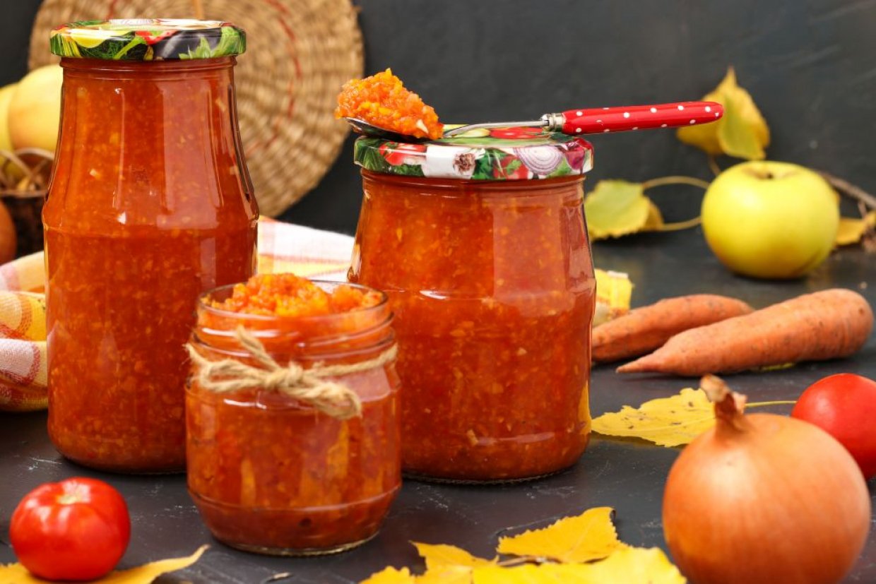 Аджика из моркови на зиму Аджика из моркови на зиму