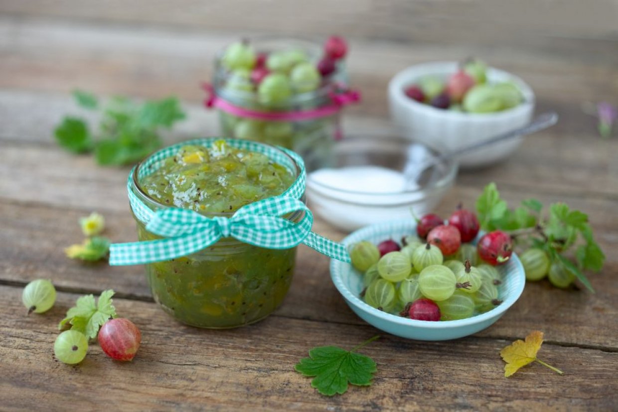Желе из крыжовника через мясорубку Желе из крыжовника через мясорубку