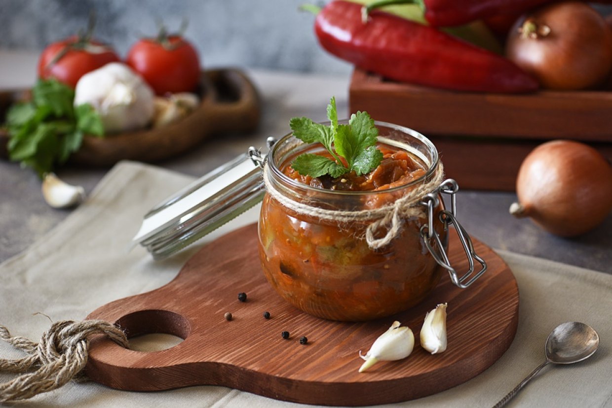 Икра из баклажанов по-армянски на зиму Икра из баклажанов по-армянски на зиму