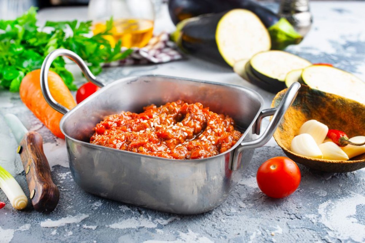 Соте из баклажанов с овощами на зиму Соте из баклажанов с овощами на зиму