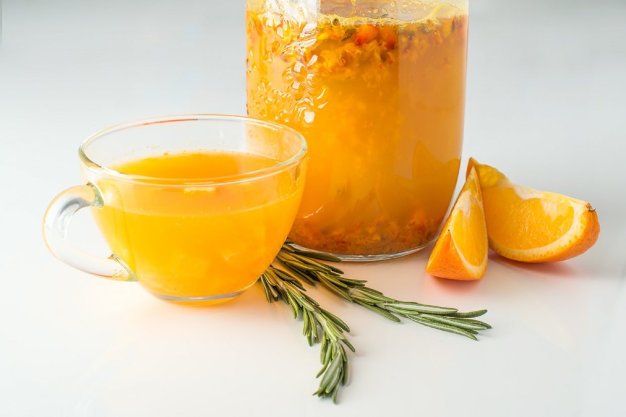 Облепиховый чай с розмарином