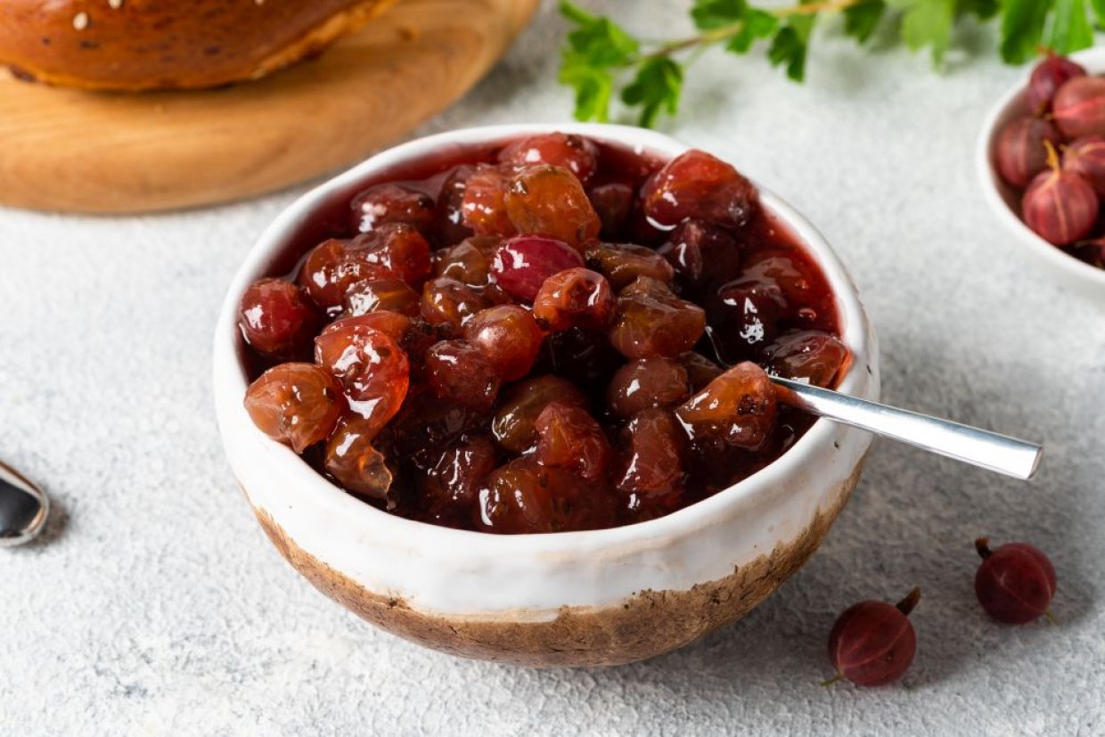 Варенье из крыжовника с агар-агаром Варенье из крыжовника с агар-агаром