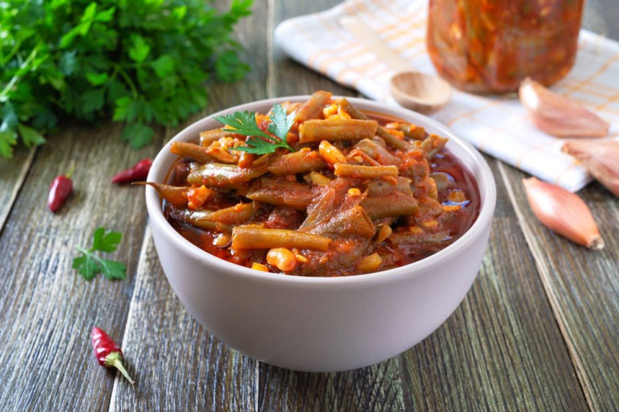 Лечо из стручковой фасоли на зиму Лечо из стручковой фасоли на зиму