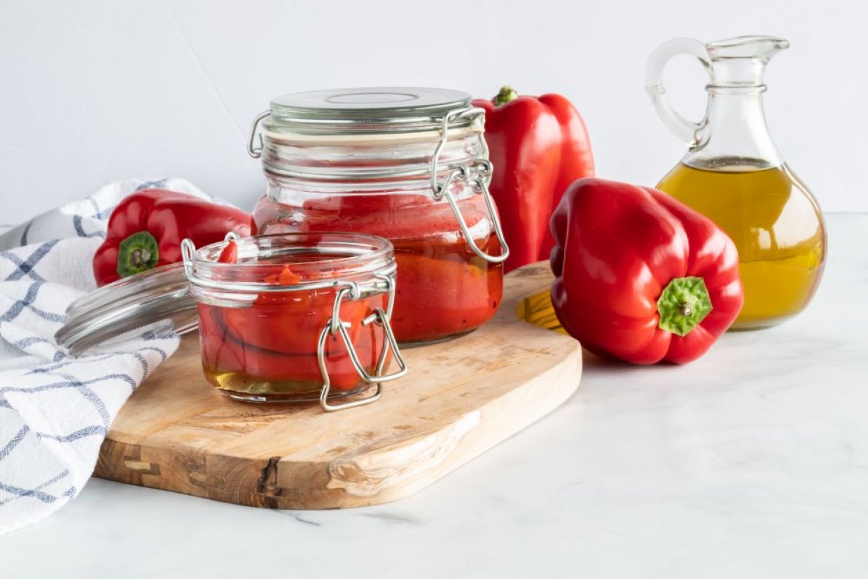 Маринованный болгарский перец целиком на зиму