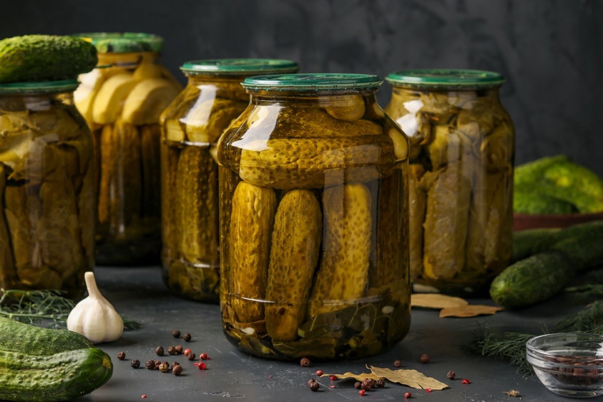 Маринованные огурцы с сельдереем на зиму Маринованные огурцы с сельдереем на зиму