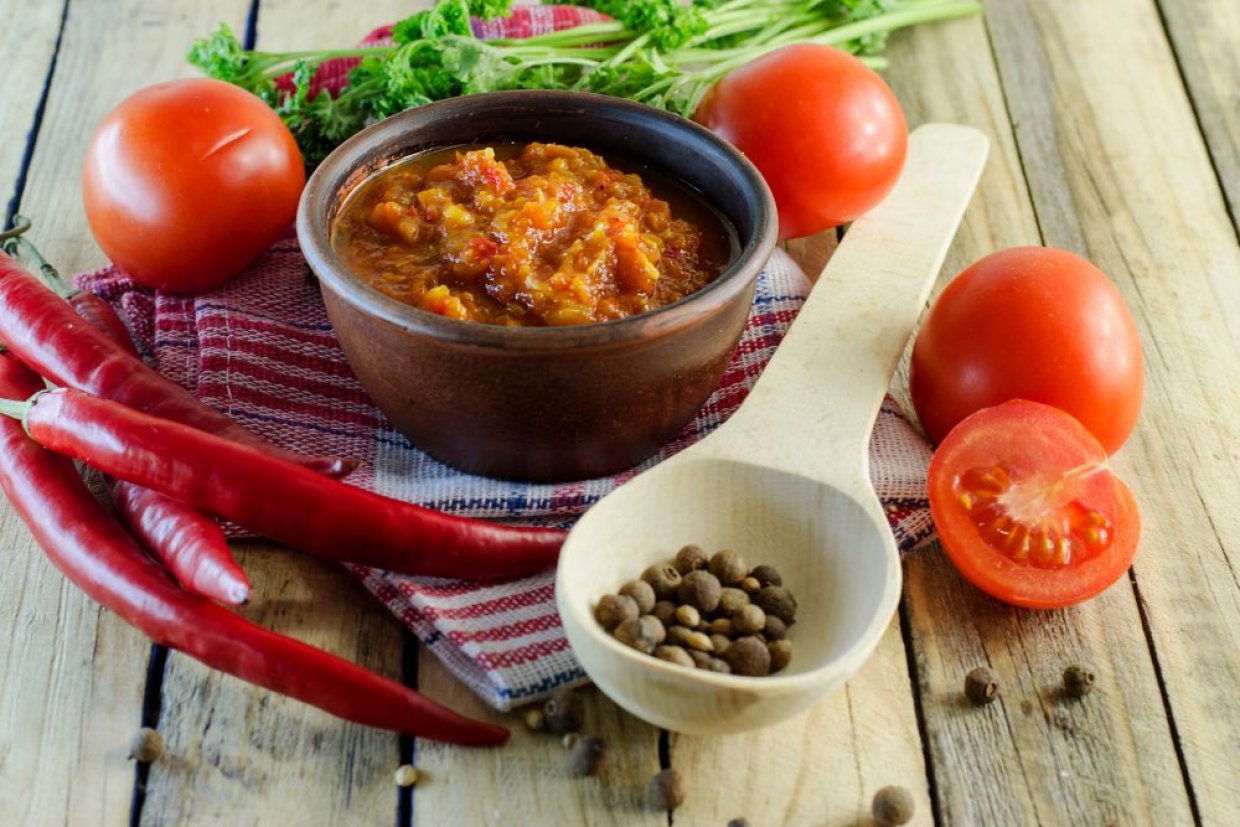 Кабачковая аджика на зиму через мясорубку Кабачковая аджика на зиму через мясорубку