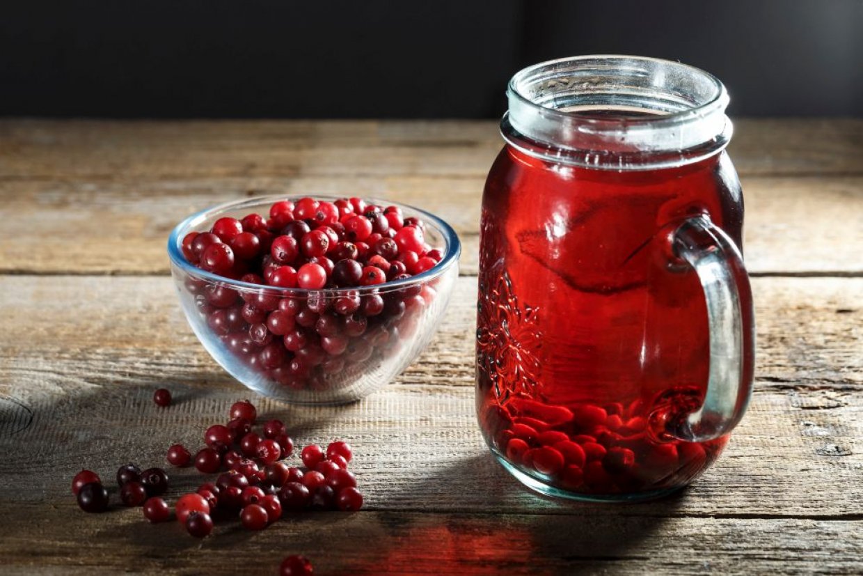 Компот из замороженной клюквы Компот из замороженной клюквы