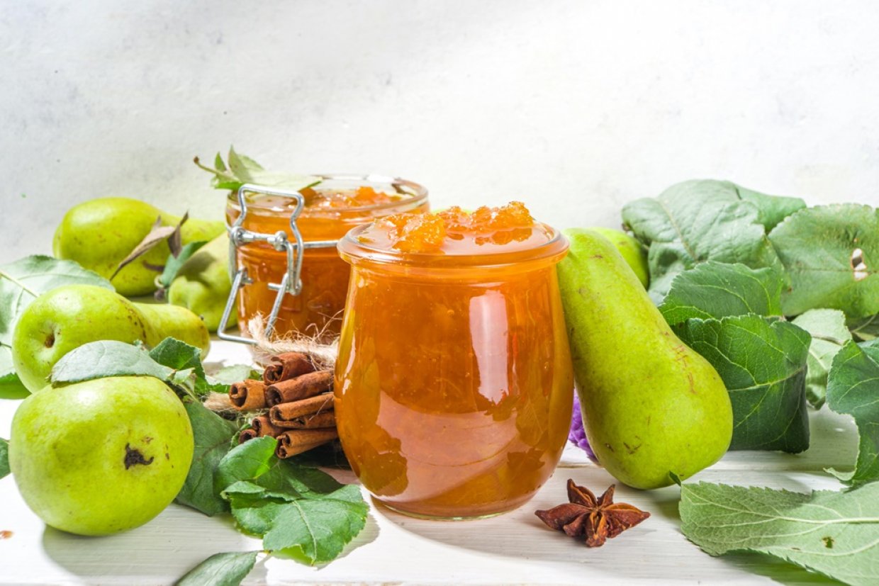 Варенье из груш с корицей