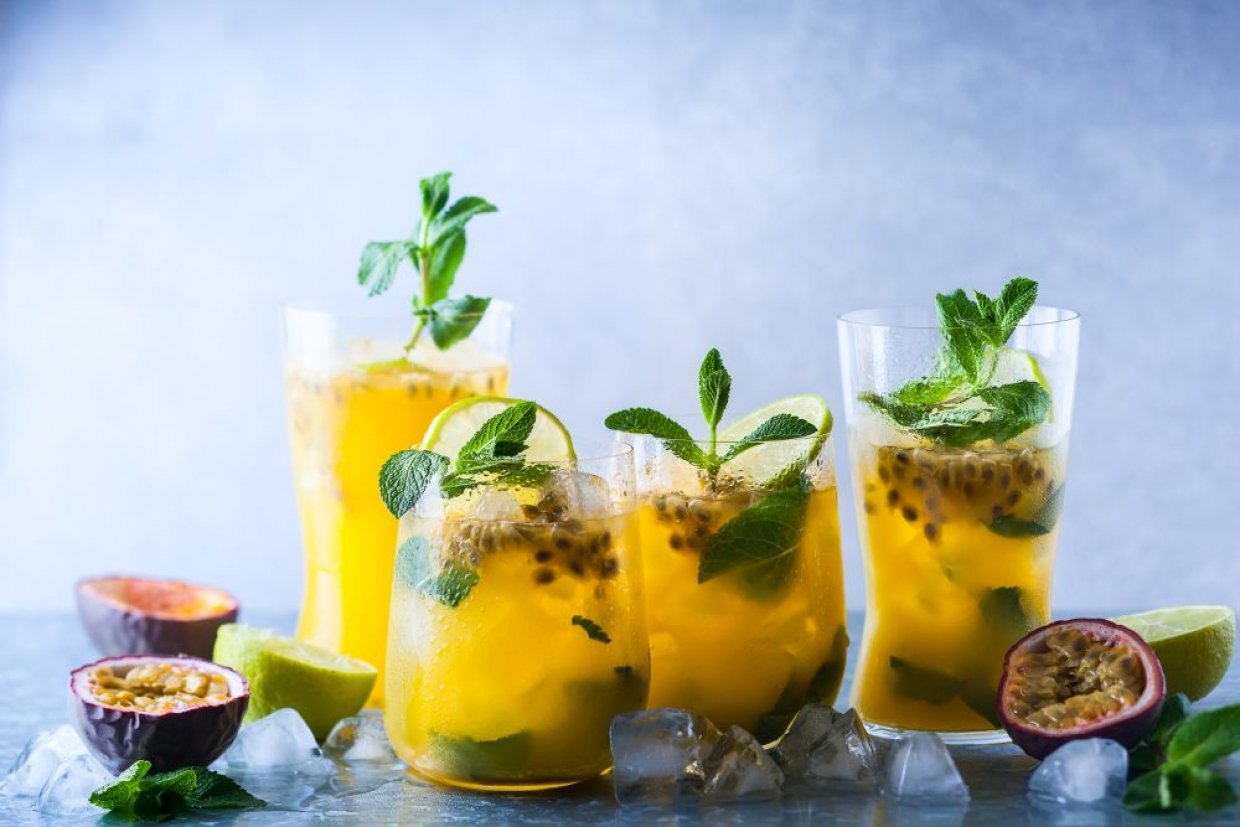 Лимонад с маракуйей Лимонад с маракуйей