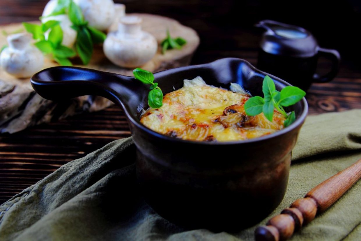 Пп жульен с курицей и грибами Пп жульен с курицей и грибами