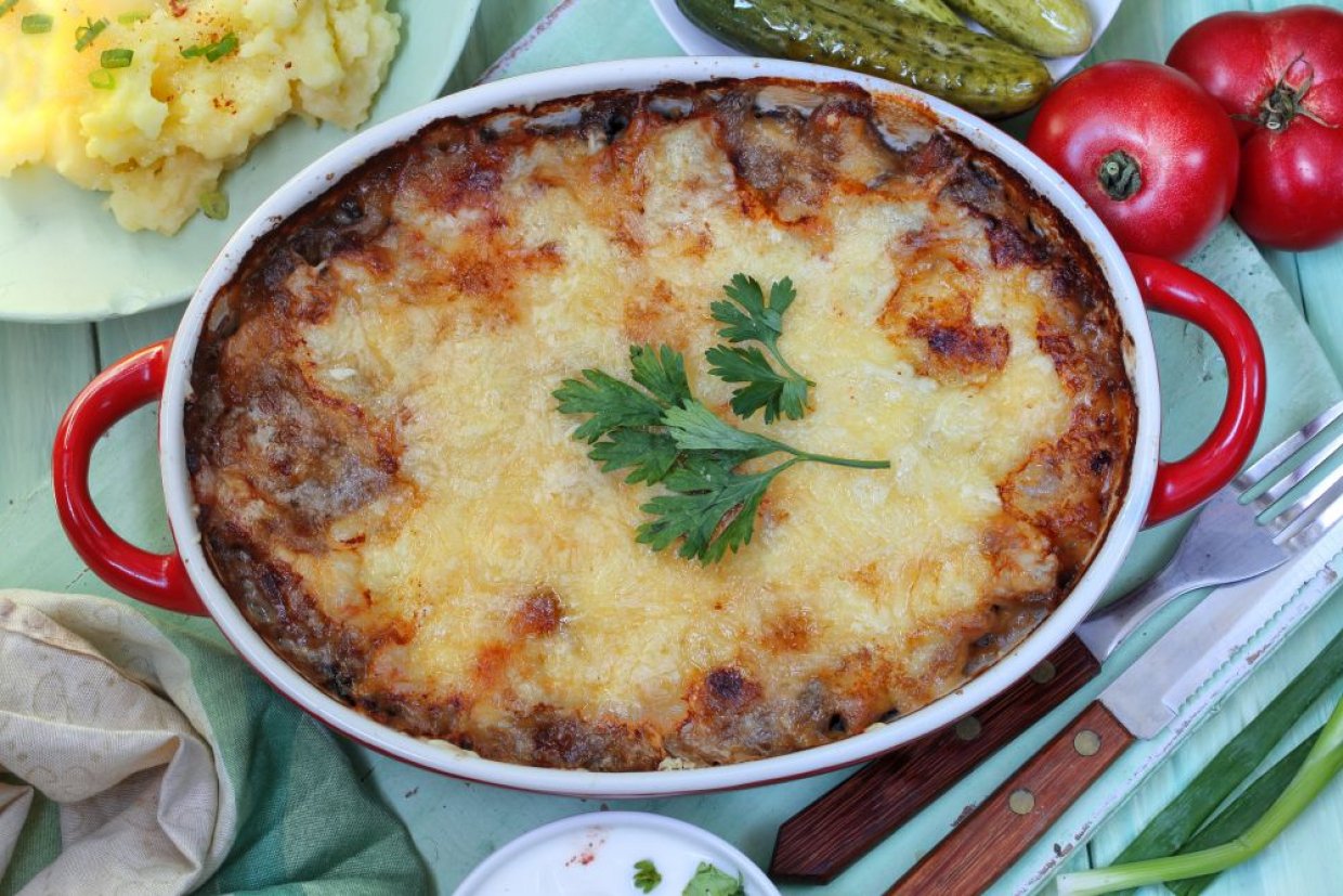 Классический жульен с грибами Классический жульен с грибами
