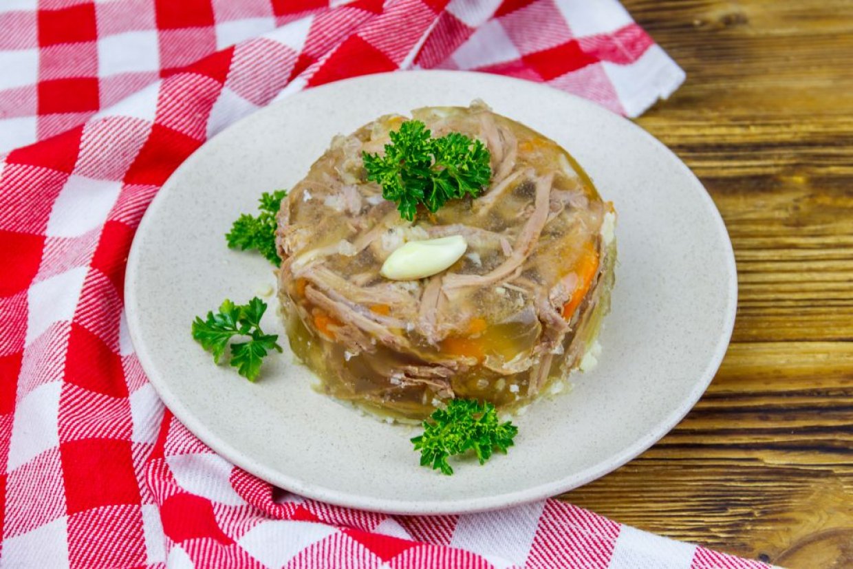 Холодец из курицы без желатина Холодец из курицы без желатина