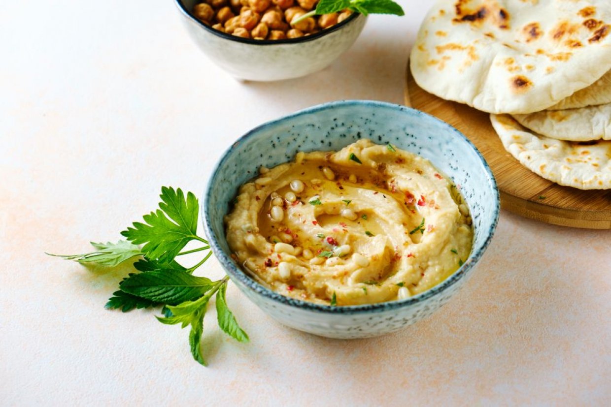 Хумус с кедровыми орешками Хумус с кедровыми орешками