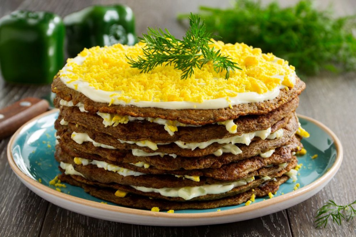 Печеночный кето торт Печеночный кето торт