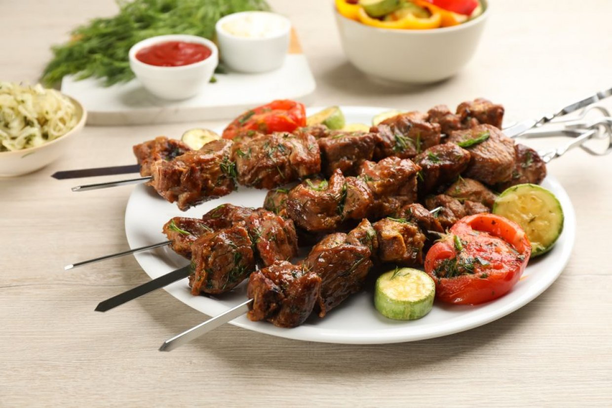 Шашлык из куриных желудков Шашлык из куриных желудков
