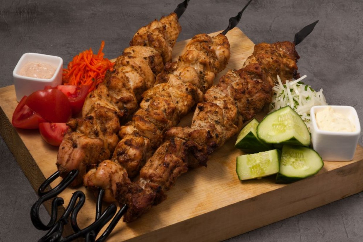 Шашлык из курицы в вине Шашлык из курицы в вине