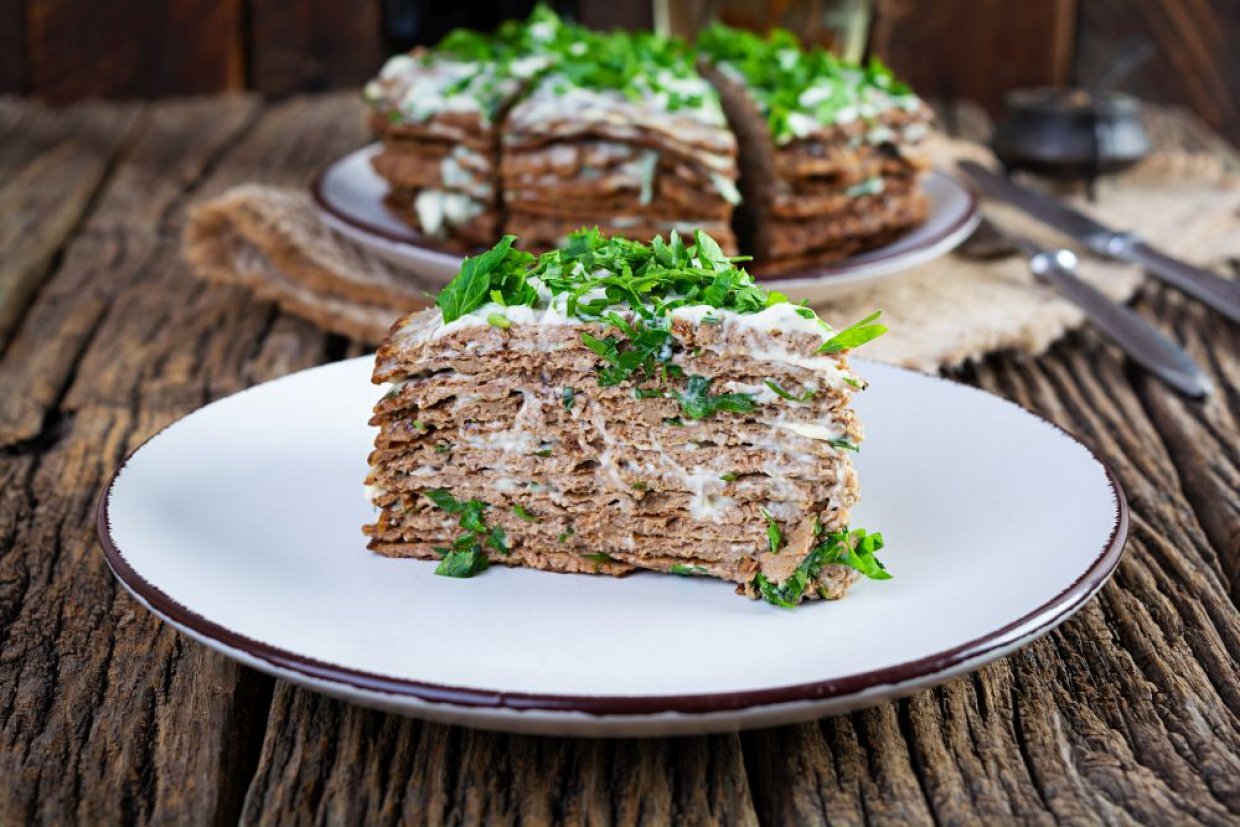 Печеночный торт с манкой Печеночный торт с манкой