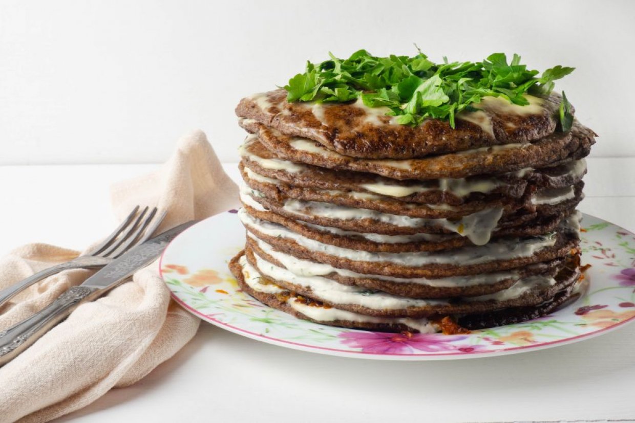 Печеночный торт с молоком Печеночный торт с молоком