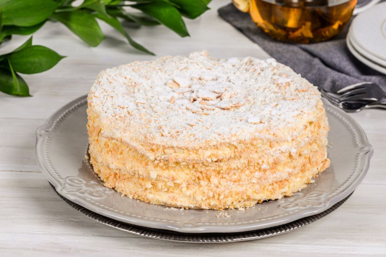Классический песочный торт Классический песочный торт