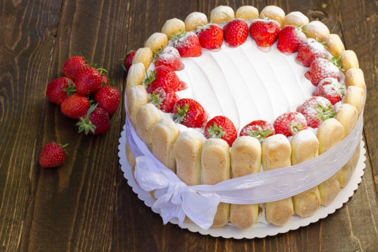 Клубничный торт Шарлотт Клубничный торт Шарлотт