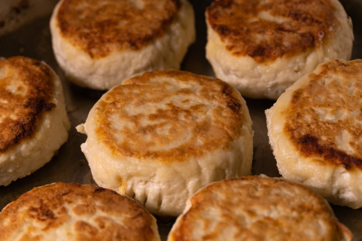 Сырники из творога с картофелем