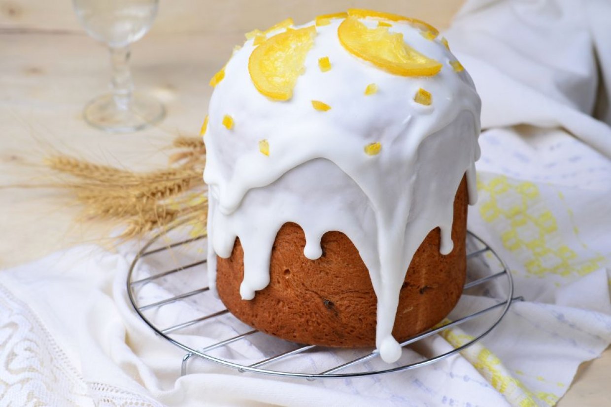 Лимонная глазурь для кулича Лимонная глазурь для кулича