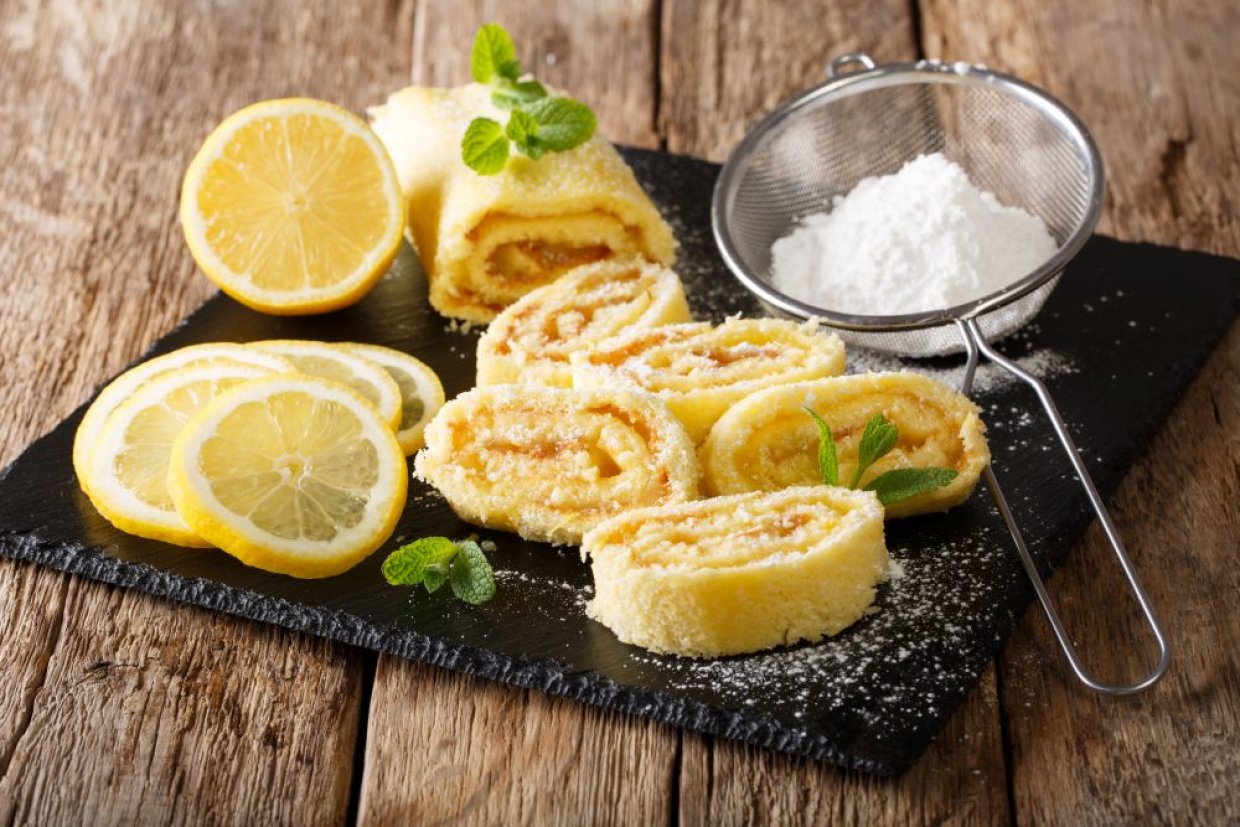 Лимонный рулет Лимонный рулет