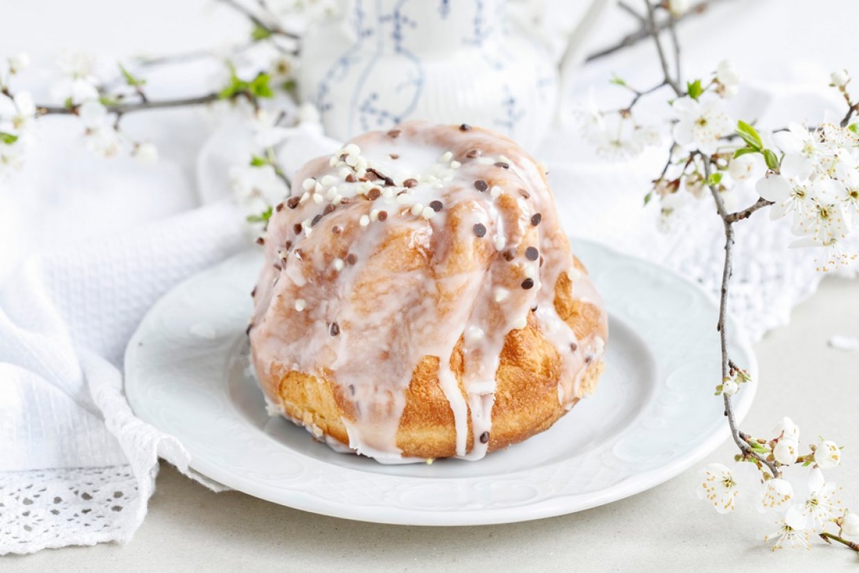 Глазурь для кулича без яиц Глазурь для кулича без яиц