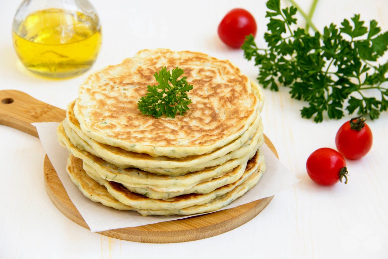 Блины из кабачков на кефире