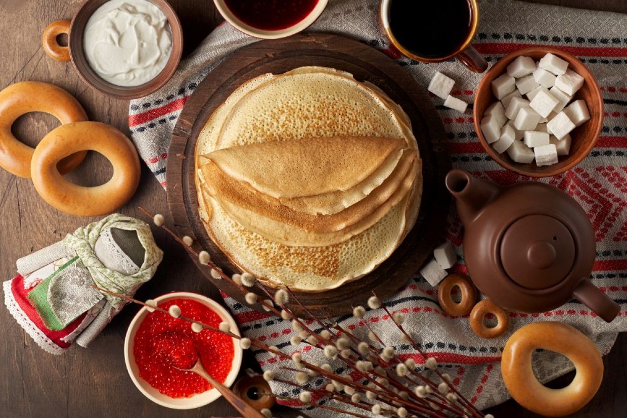 Блины на масленицу на дрожжах