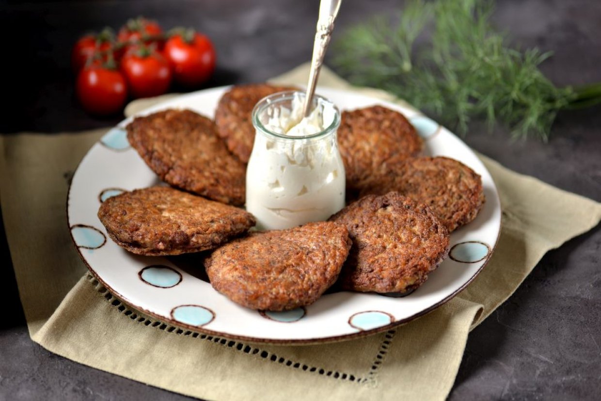 Печеночные оладьи с рисом Печеночные оладьи с рисом