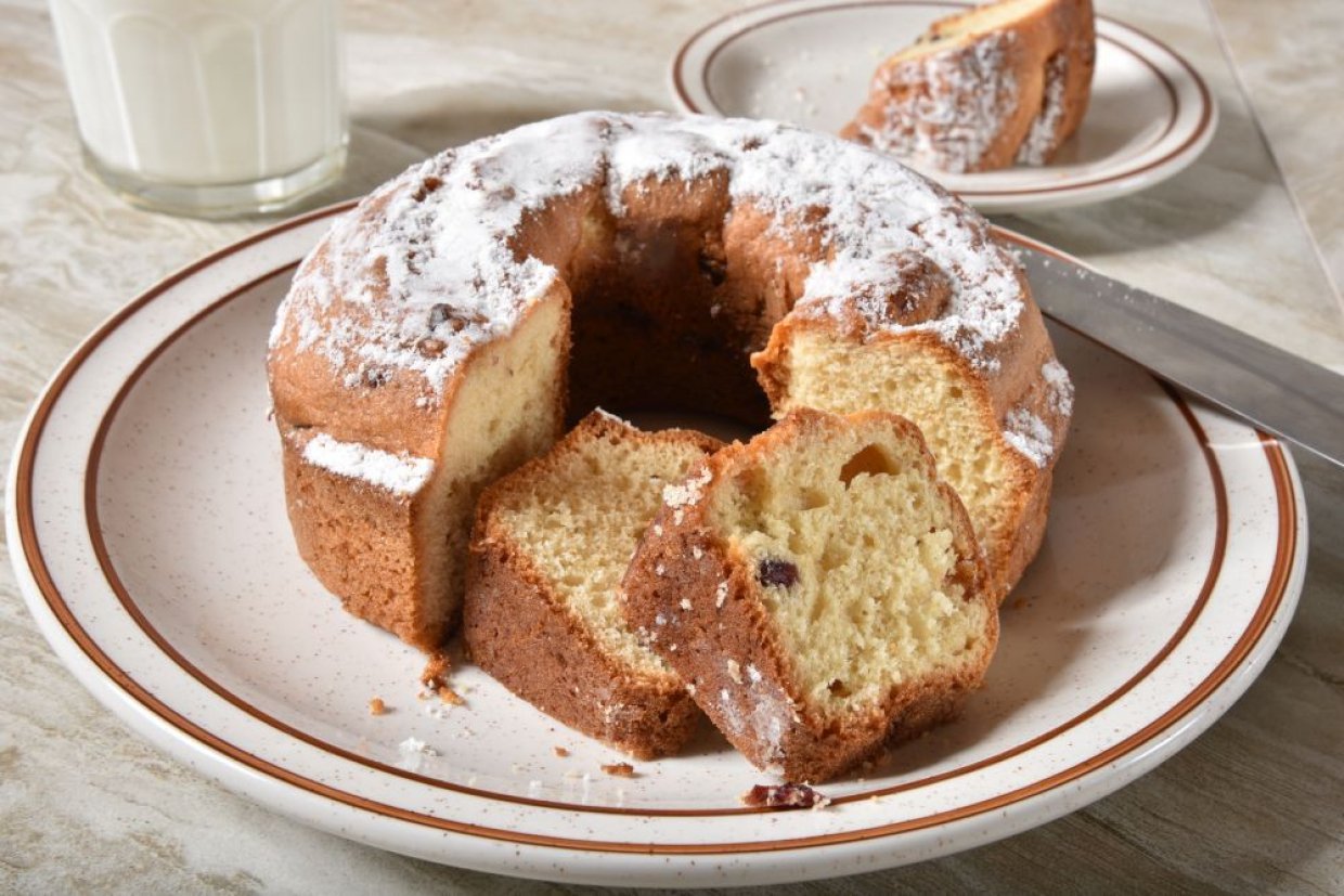 Творожный кекс с изюмом Творожный кекс с изюмом