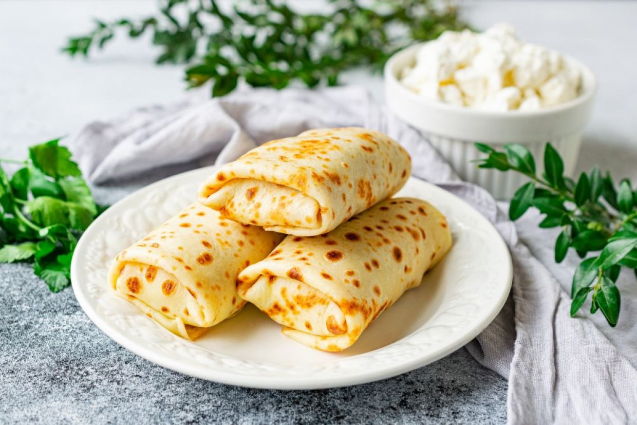 Блины с творогом и зеленью Блины с творогом и зеленью