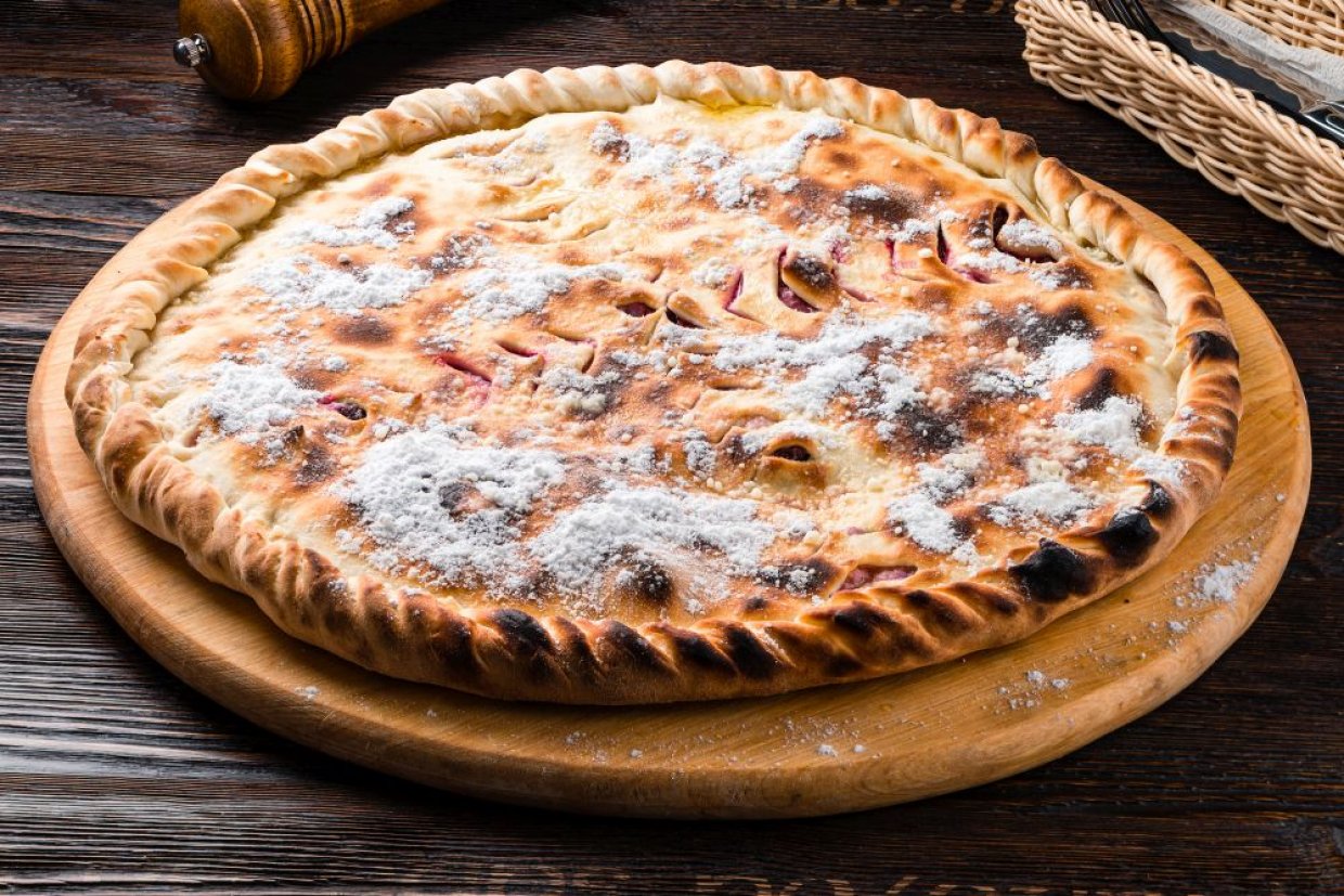 Осетинский пирог с яблоками