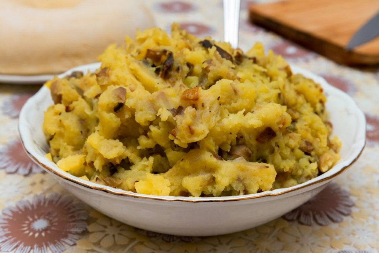 Начинка для пирожков с картошкой и грибами Начинка для пирожков с картошкой и грибами