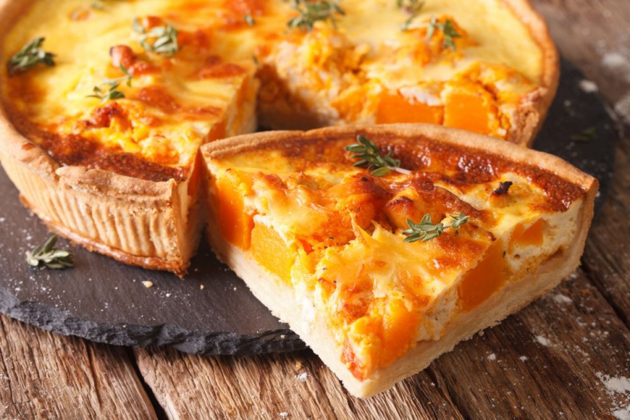 Пирог с мясом и тыквой Пирог с мясом и тыквой