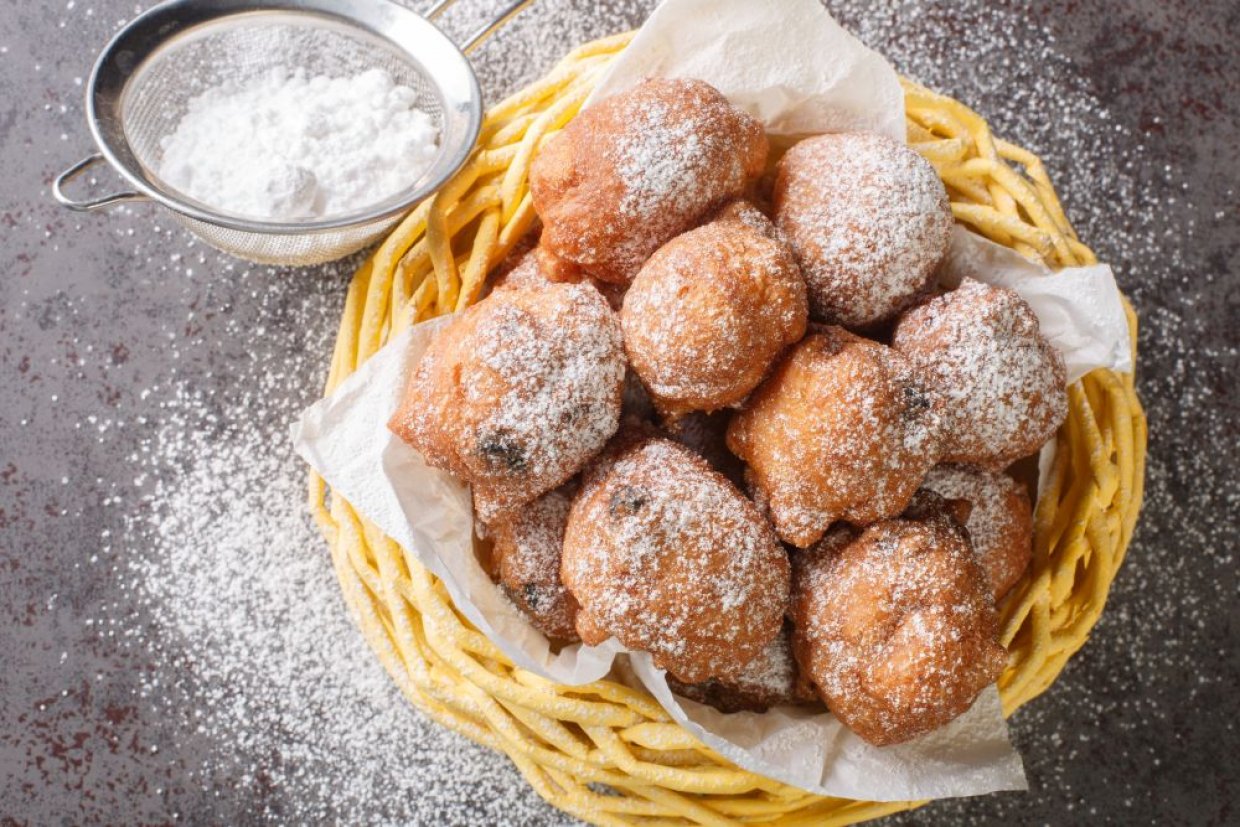 Пончики с изюмом
