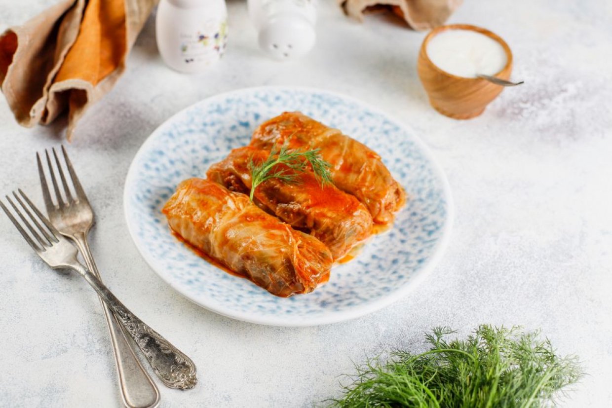 Голубцы с картошкой Голубцы с картошкой